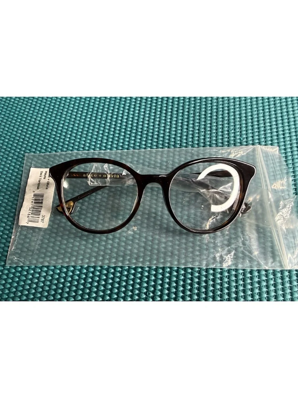 Alice + Olivia Hayes Dark Brown Tortoise Glasses
